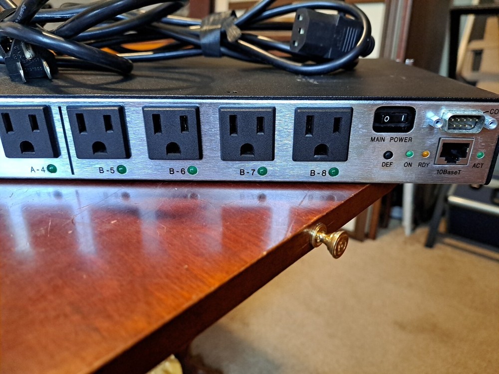Blackbox PS568A Rackmount Remote Power Manager 8 Outlets