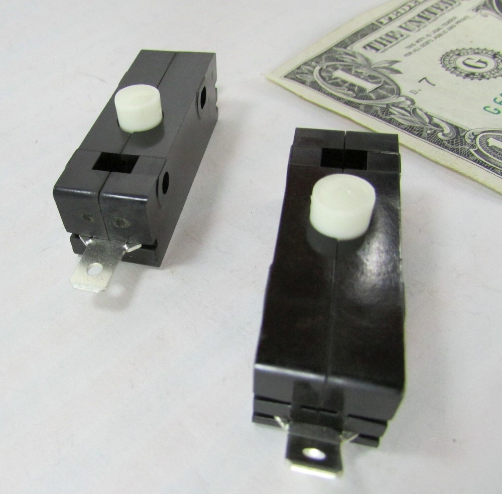 2 Cherry E13 15A Normally Open Snap Action Pushbutton Switch 125/250VAC E13-33EA