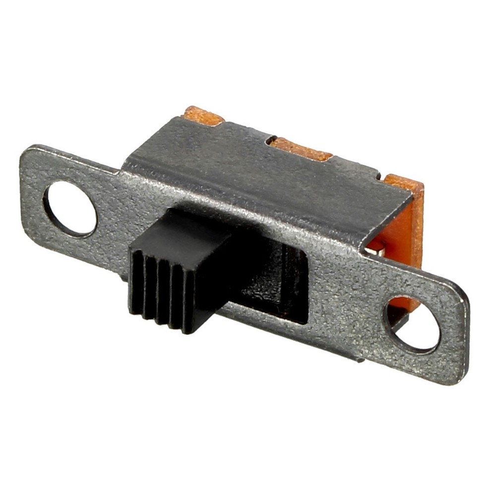 4Pcs 3mm Vertical Slide Switch SPDT 3 Terminals PCB Panel Latching