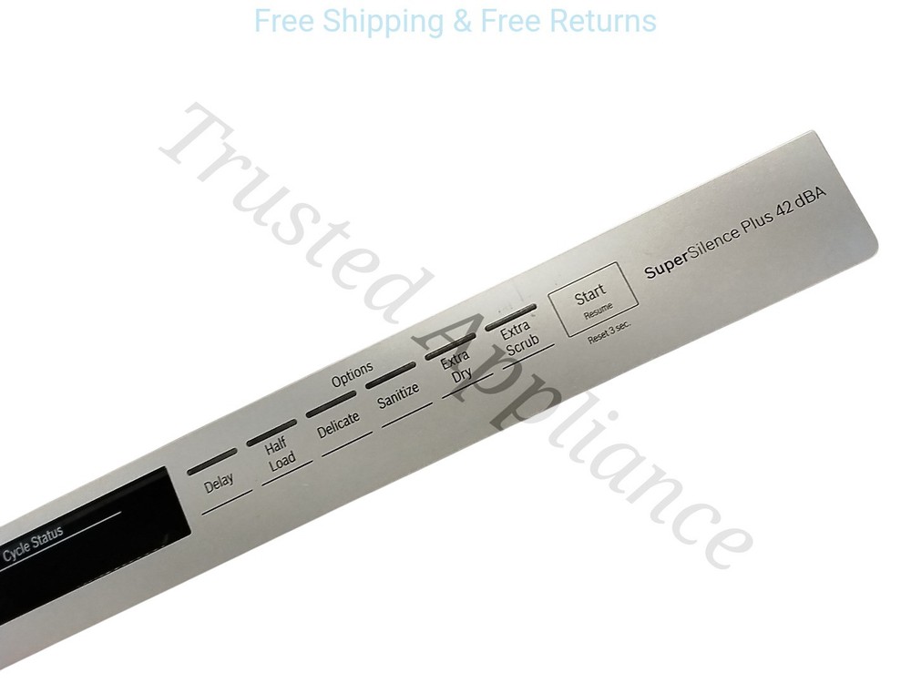 OEM Dishwasher Control Panel 9000634616 SILVER SILVER