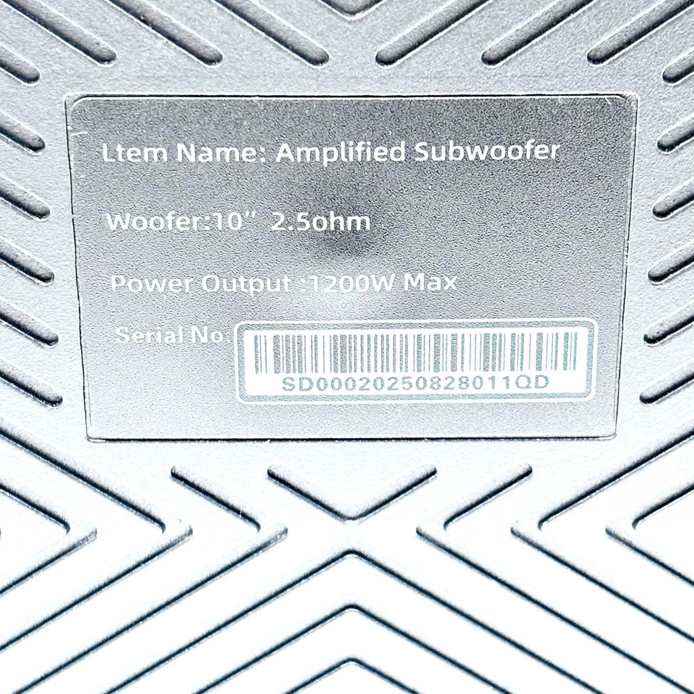 ZNCLCES Active Subwoofer With High Power And Low Distortion Amplifier