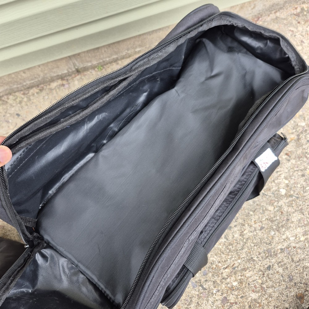 KRX Strikeforce 2 Bowling Ball Black Rolling Bag Case