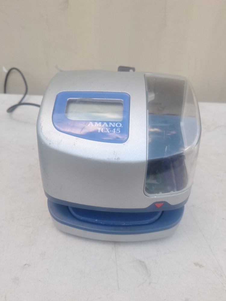 Amano TCX-45 Atomic Time Clock - Tested, Working