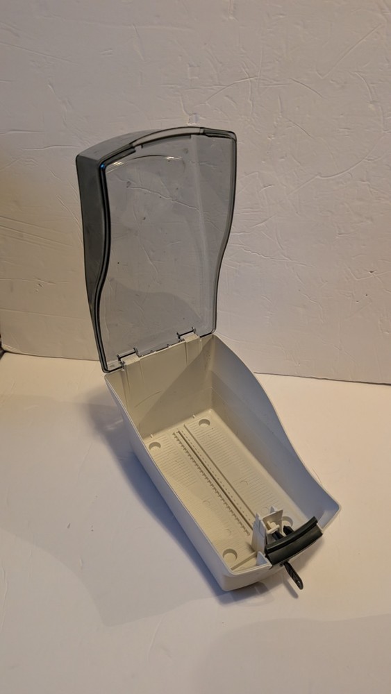 Floppy Disc Container With Lock And Key Fits 50 Discs