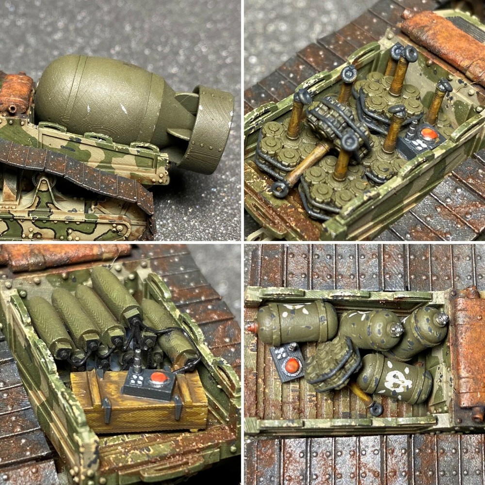 Renault Pattern Cyclops Demolition Vehicle compatable with warhammer 40k