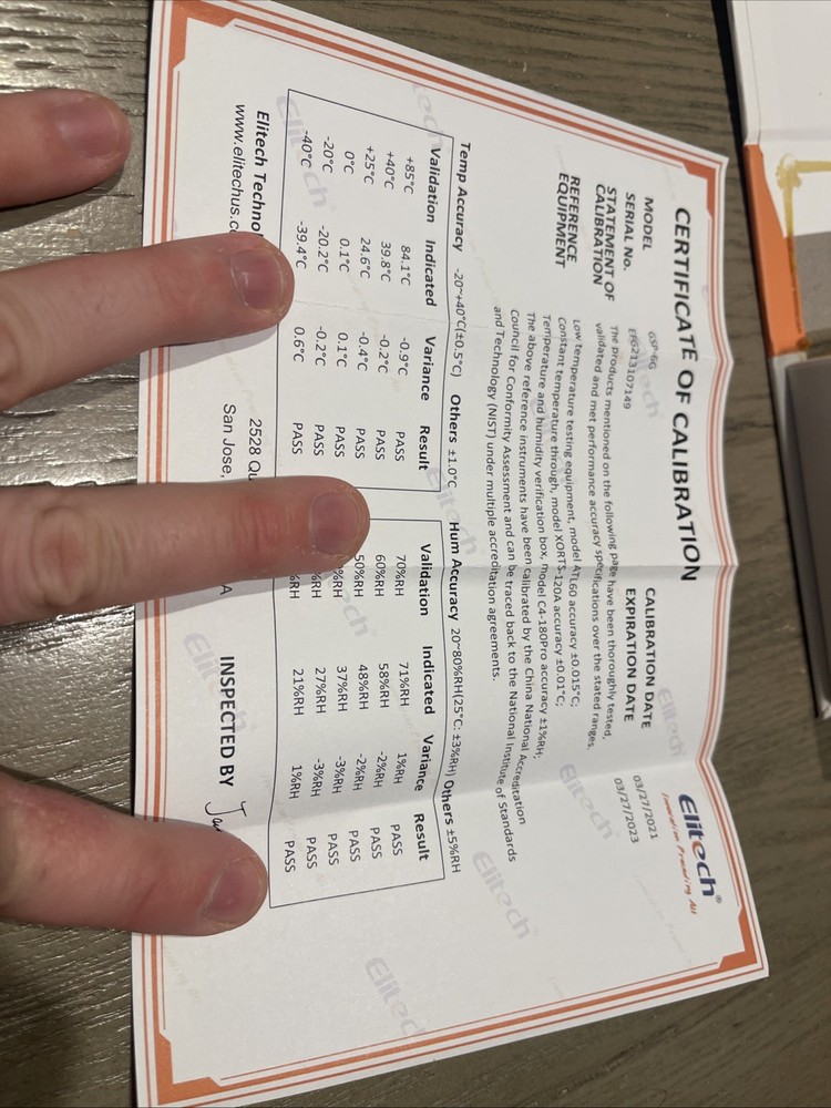 Elitech GSP-6 Temperature and Humidity Data Logger Recorder