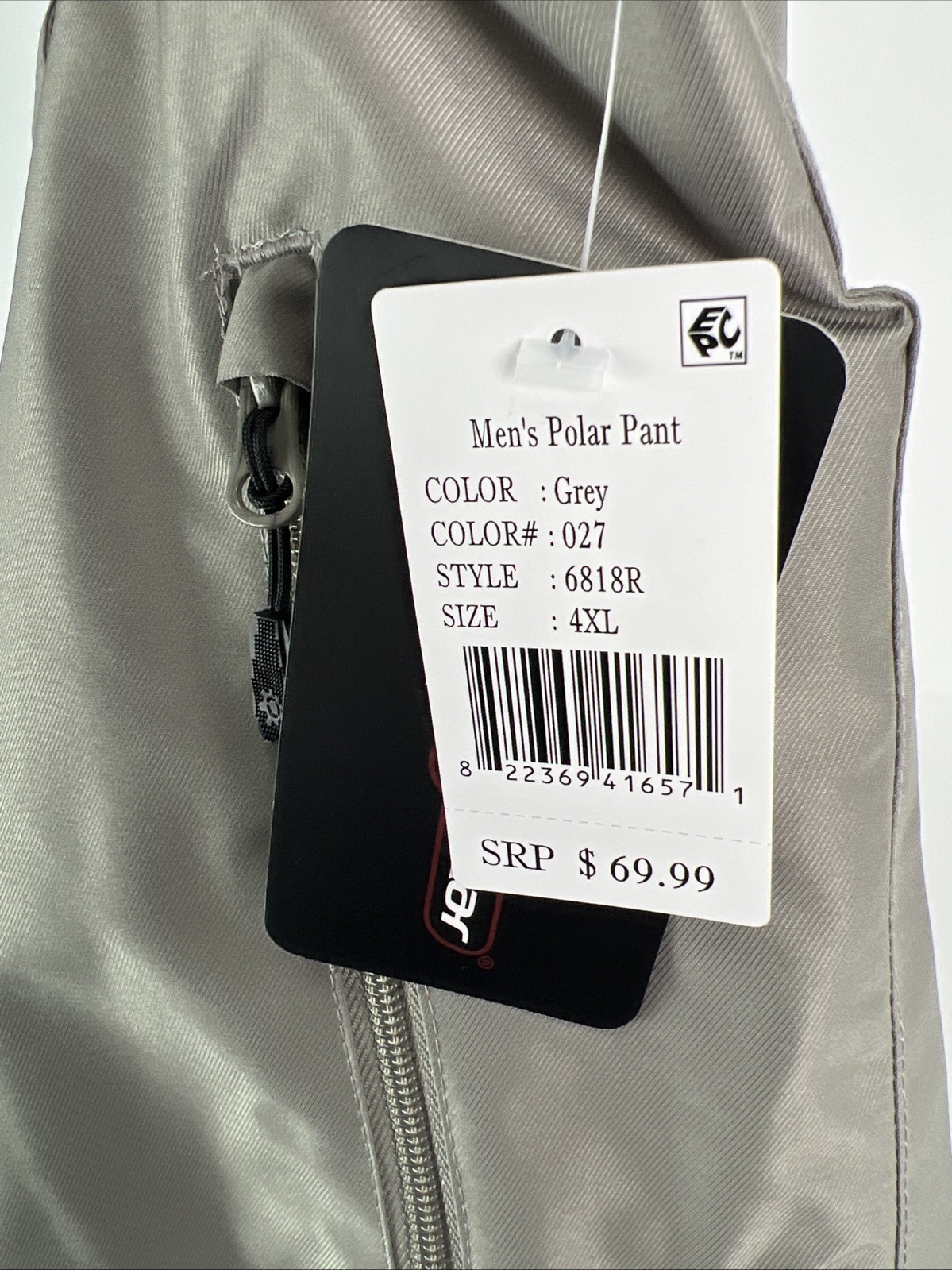 Outdoor Gear Men's Polar Snow Pants Gray Insulated Waterproof Ski 4XL NWT