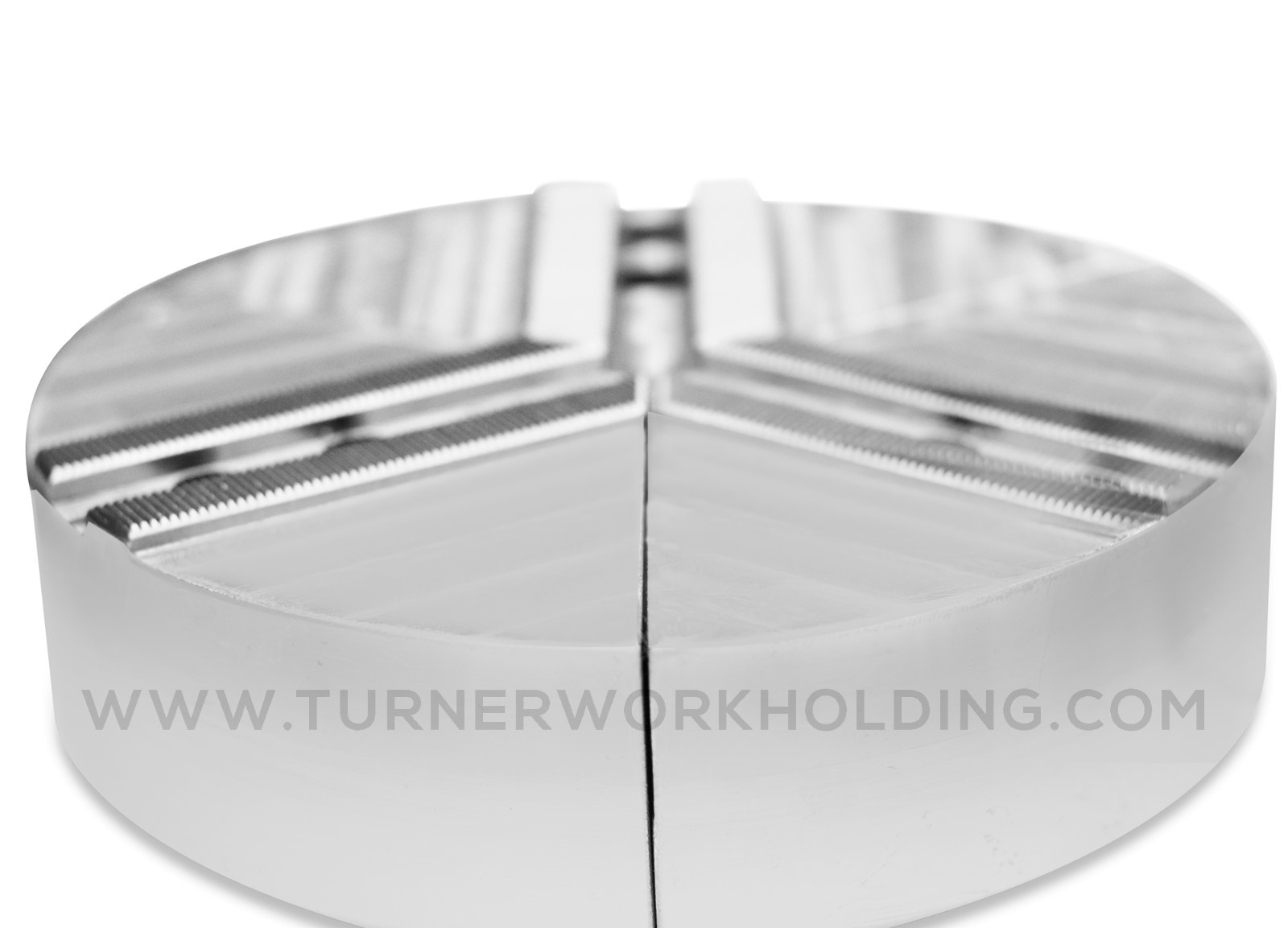 8" ALUMINUM ROUND FULL GRIP PIE SOFT JAWS FOR KITAGAWA CHUCKS (B-208) 2"HT (3PC)