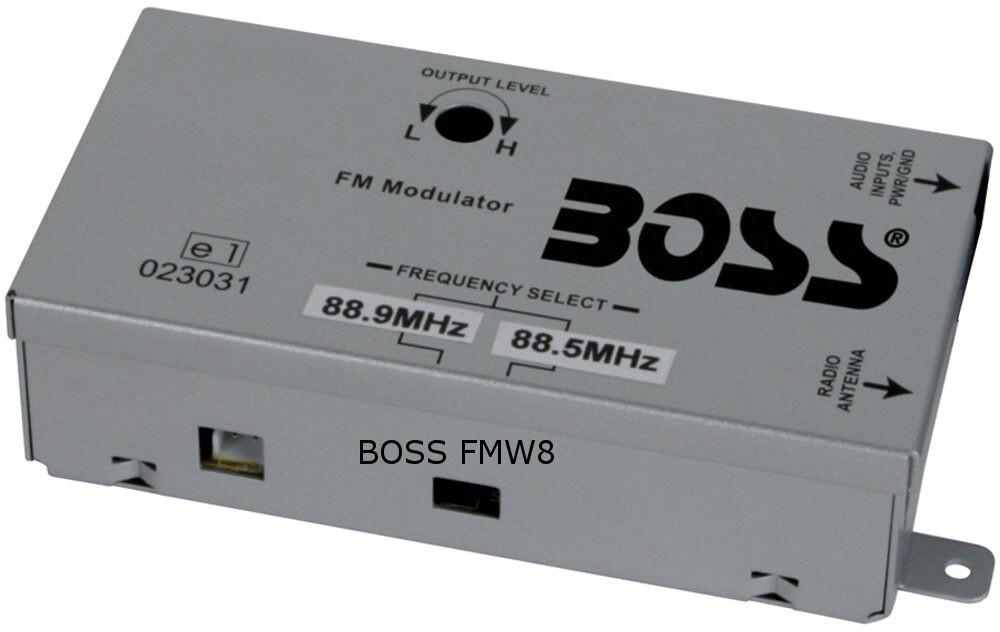 Wireless FM Modulator High Performance Boss Audio FMW8, 8-Channel NEW