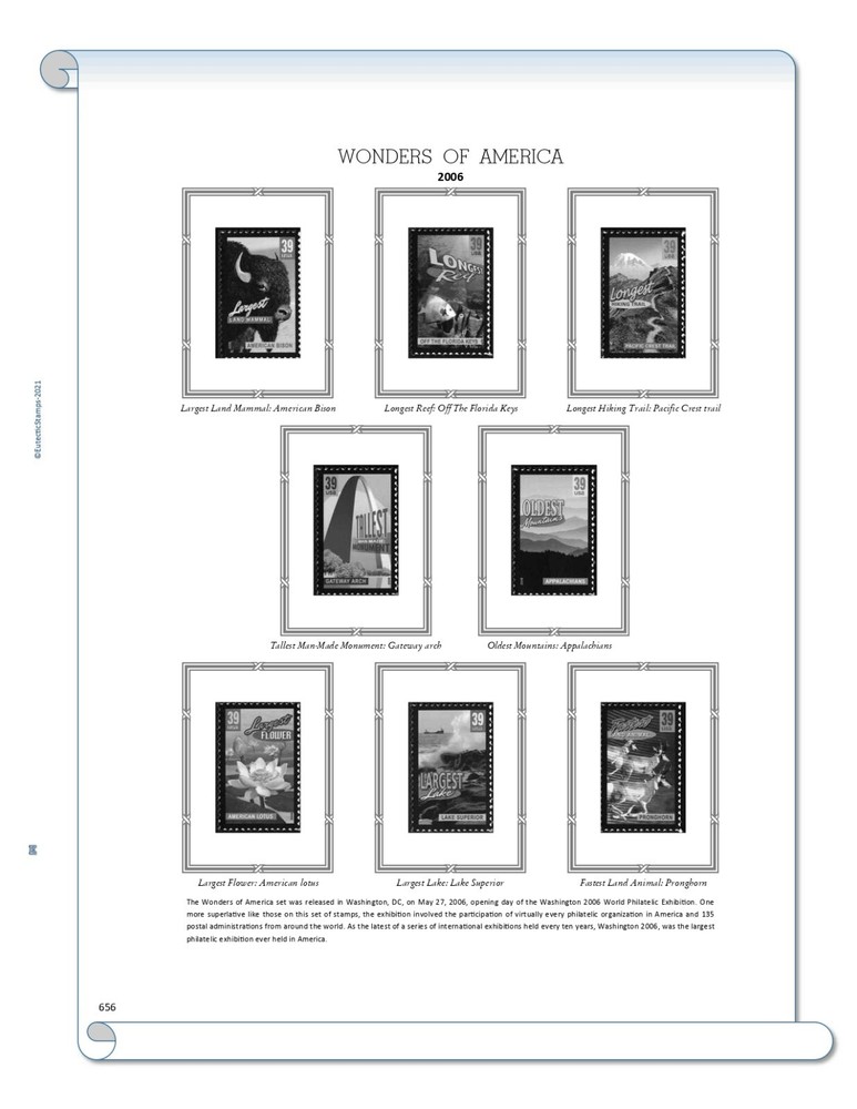 2006 U.S. Commemorative Singles COMPLETE Supplement (White Ace Alternative)