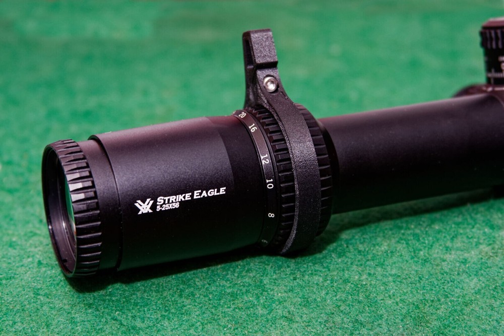 Vortex Optics Strike Eagle 5-25x56 Switchview Carbon Fiber Scope Throw Lever