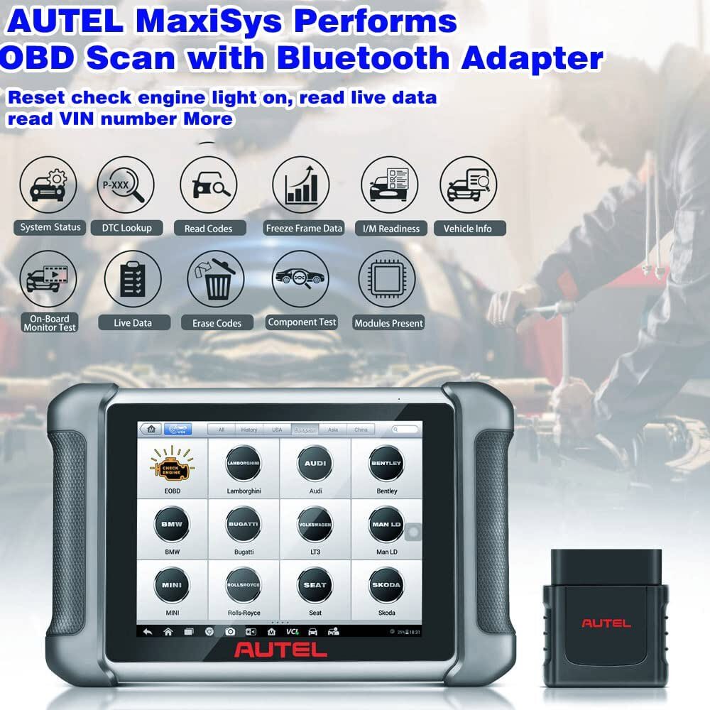 Autel MaxiVCI Mini Bluetooth Diagnostic Interface For MP808TS TS608 MK808TS