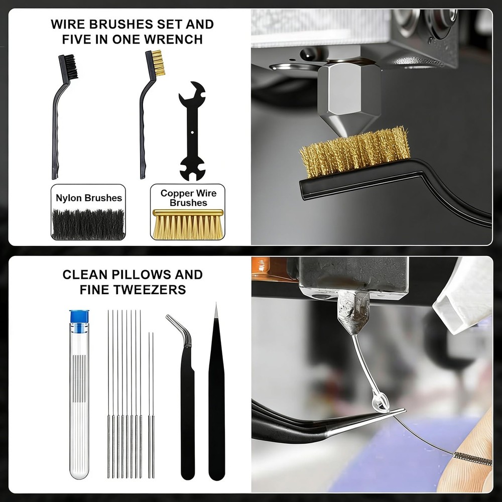 43Pcs 3D Printer Tools Kit, Complete 3D Printing Accessories & Maintenance Se...