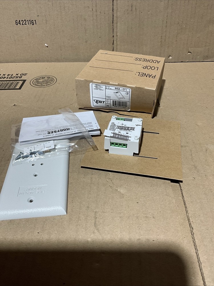 EDWARDS SIGA-CT1 Single Input Module for Fire Alarm System NOS