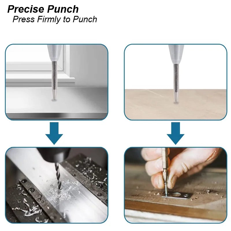 2pcs AUTOMATIC GRAIN PUNCH AUTOMATIC SELF STRIKING GRAIN STEEL GRAINS