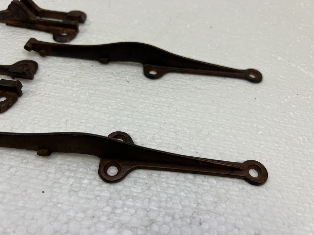 Vintage Drop Leaf Table Hinges Hardware side load support DOMESTIC antique cast