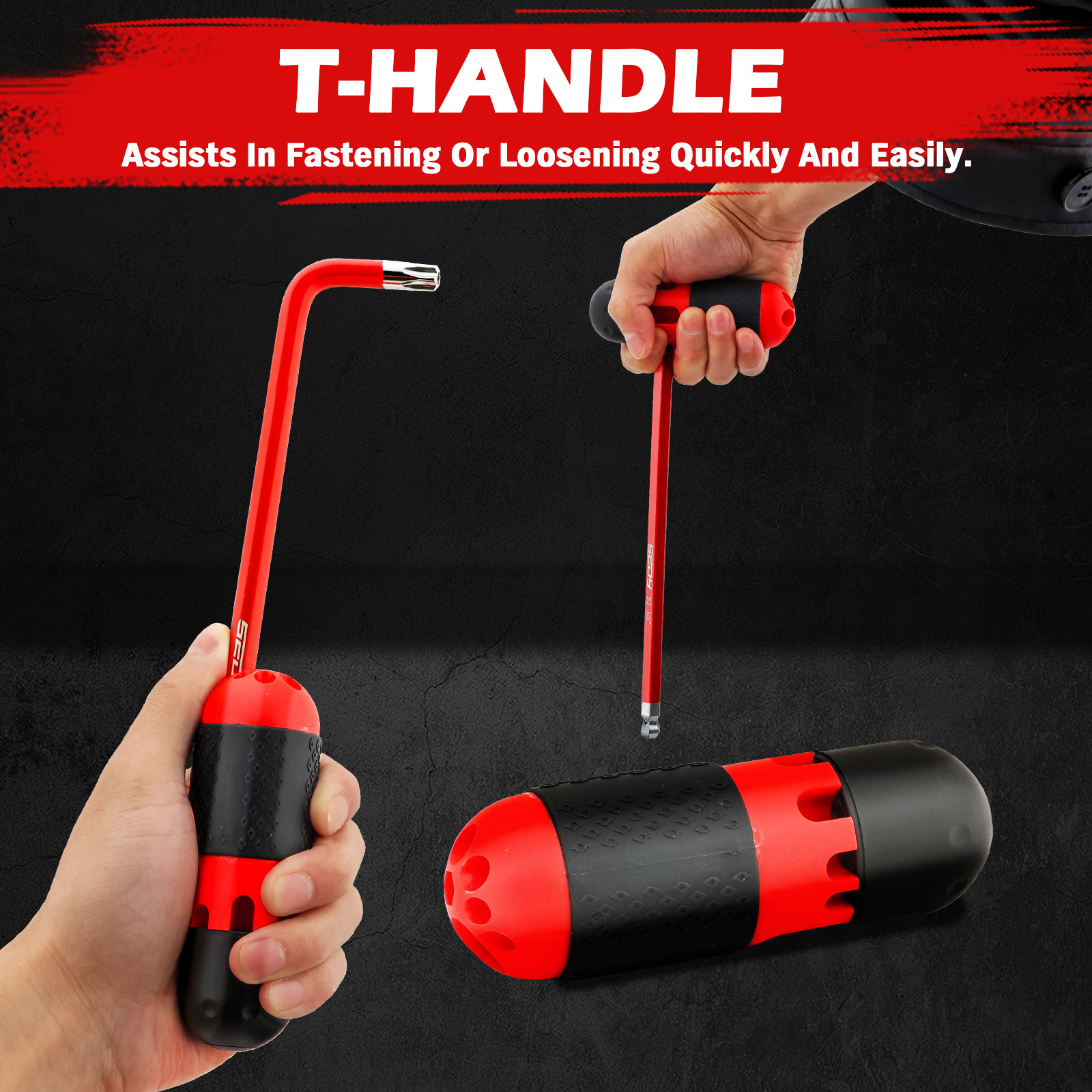 30PC L-Hex Torx Key Set Ball End Allen Wrench Grip Handle Extension Bar S2 Steel