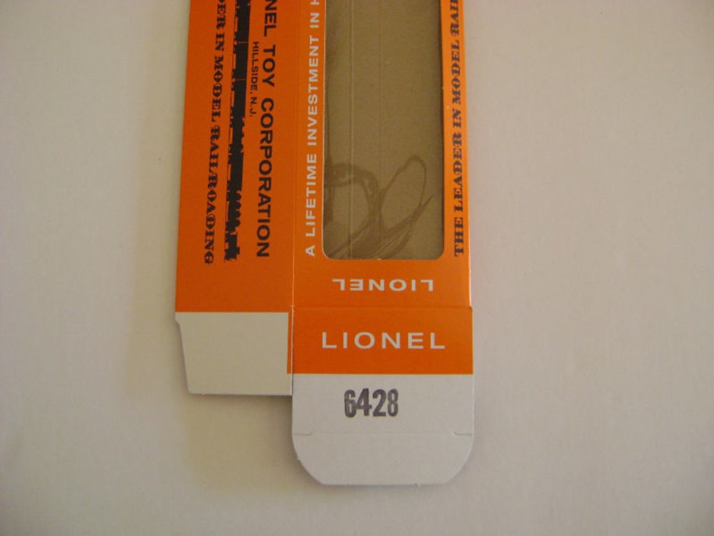 Lionel Licensed 6428 U.S. Mail Car Window box