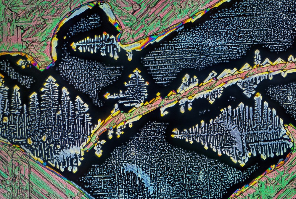 Microscope slide for polarization, THIOACETAMIDE