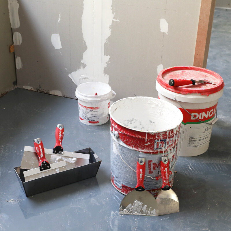 Goldblatt Drywall Hand Tool Kit Joint Knife Taping Knife Paniter Scraper Mud Pan