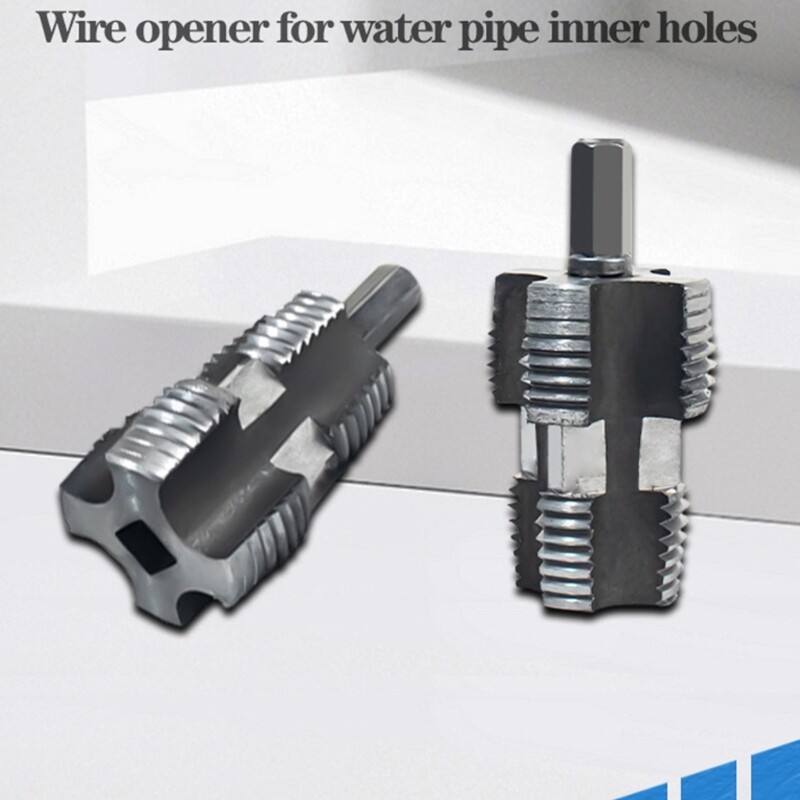 PVC Thread Maker Tool for Electric Drill PVC Pipe Threader Water Pipe Thread