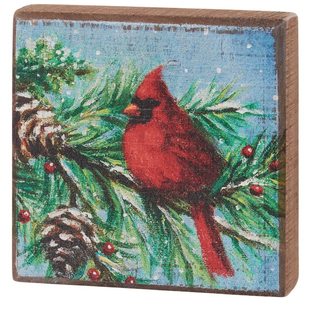 Cardinal Block Sign