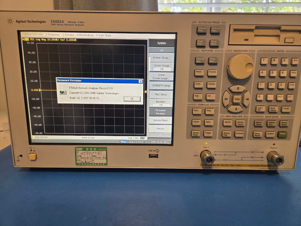 Agilent E5062A ENA  Vector Network Analyzer (VNA)