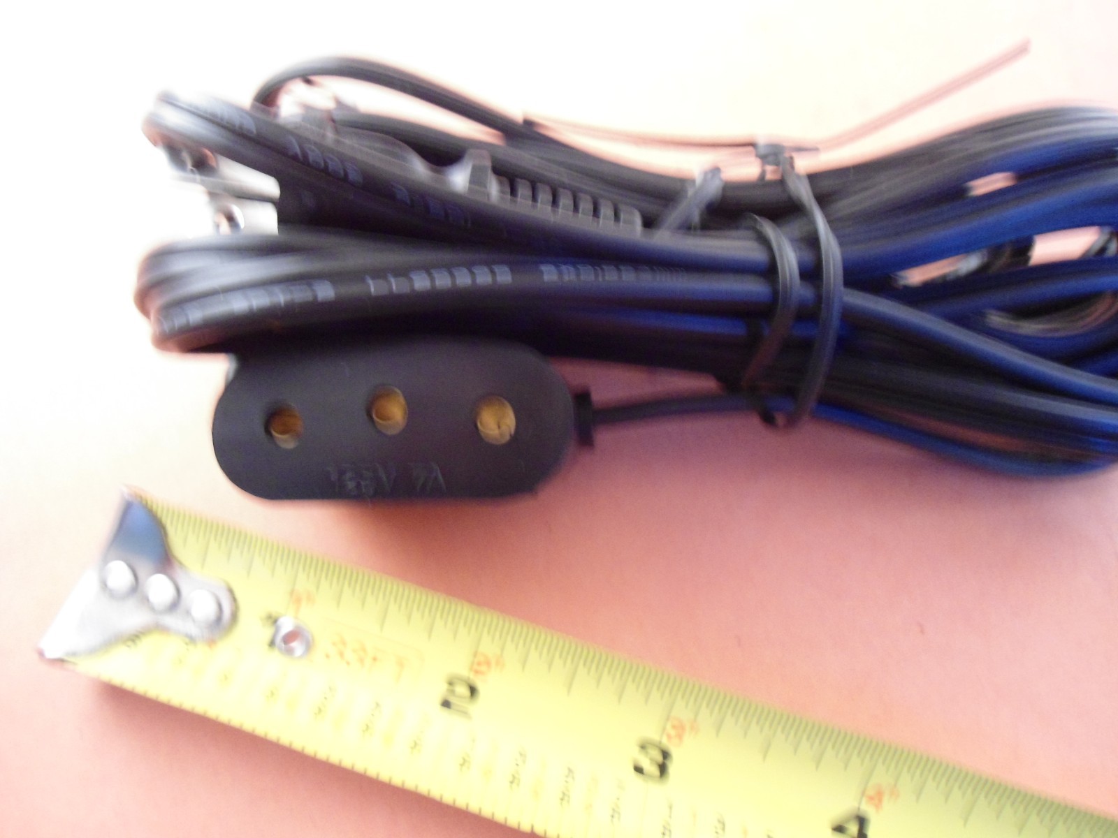 DOUBLE LEAD POWER CORD SINGER FEATHERWEIGHT 221,27,201,206,301,401 class 15 / 66