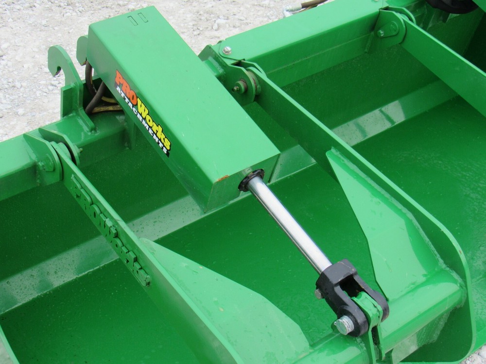 66″ Compact Tractor Solid Bottom Bucket Grapple Fits John Deere Tractor Loader