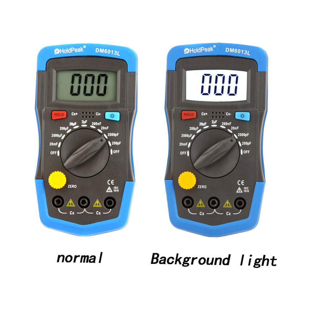 DM6013L LCD Backlight Handheld Digital Capacitance Meter Capacitance Meter Tool
