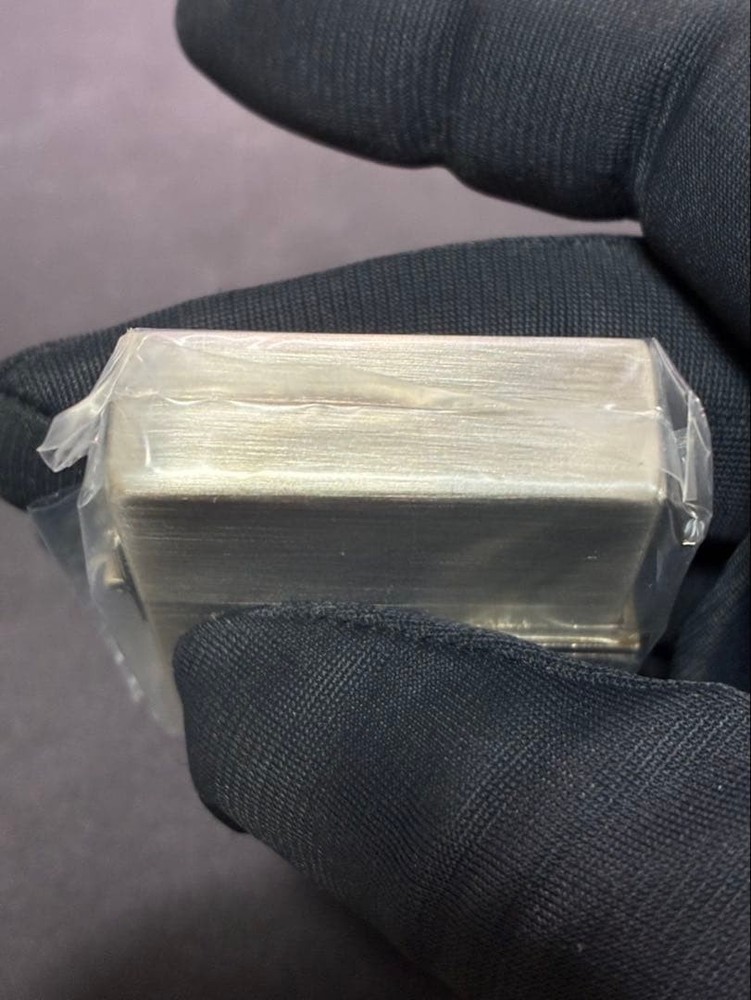 Zippo Seven Stars Metal Silver Etching One Sided Processing Lighter Regular