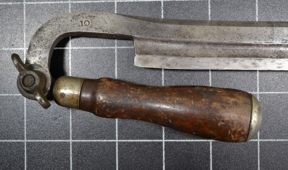 OHIO TOOL COMPANY - FOLDING DRAW KNIFE - 10" EDGE