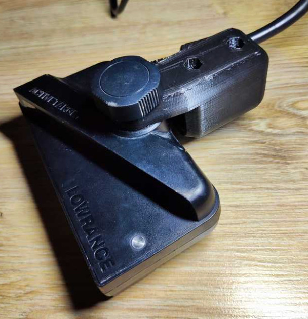 Lowrance Active Target 0 degree pipe mount