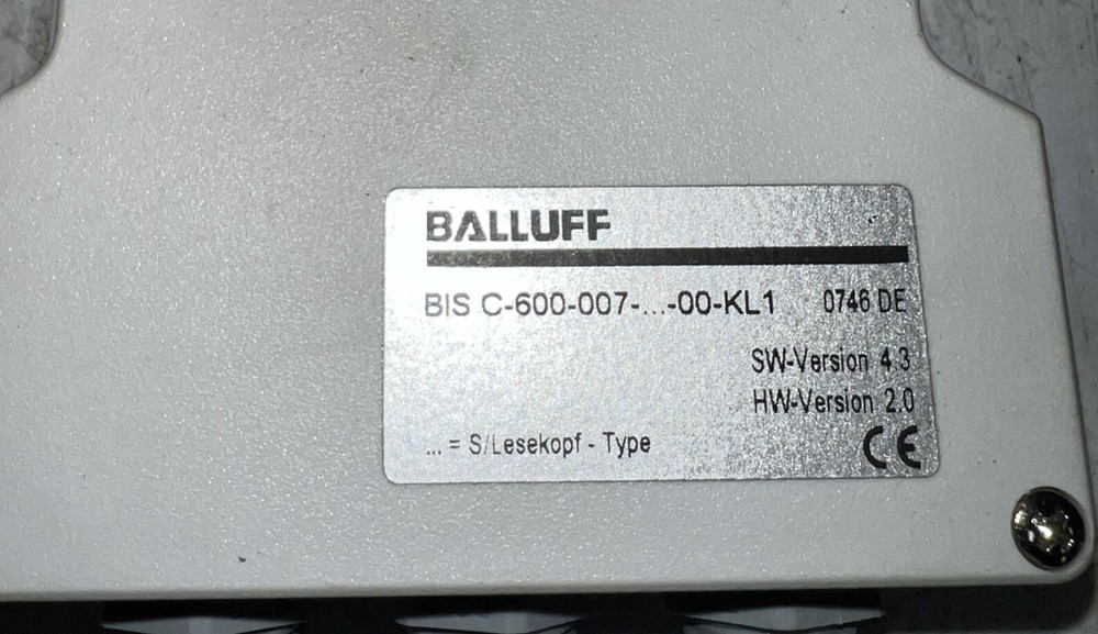 Balluff ID System Processor BIS C-600-007-650-00-KL1