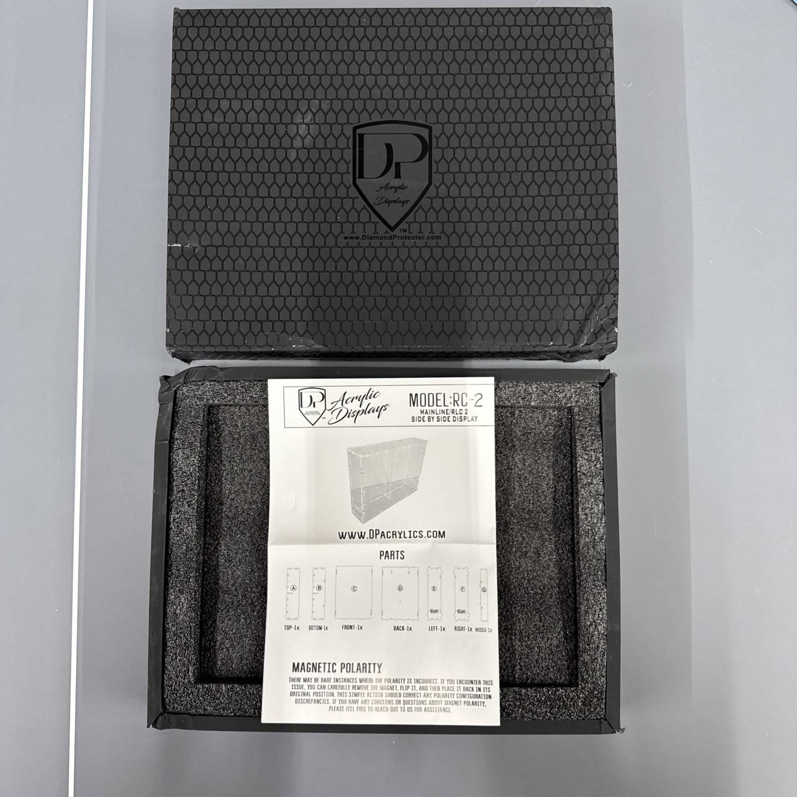 Diamond Protector Hot Wheels Mainline/RLC 2 Car Acrylic Display 1 Pack (RC-2)