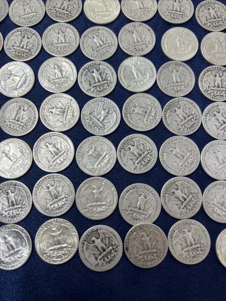 (75) WASHINGTON QUARTERS| 90% SILVER | LOT Z-252
