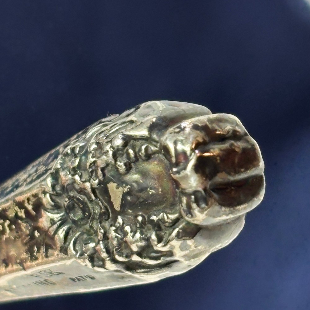 Antique Foster & Bailey Button Hook Sterling Silver Handle Lace Puller