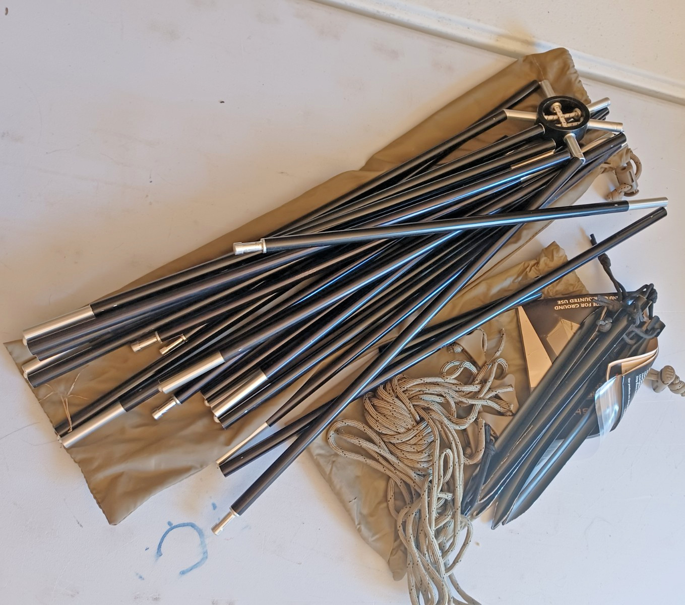 USGI Lite Fighter One Man Tactical Tent Tan Exc