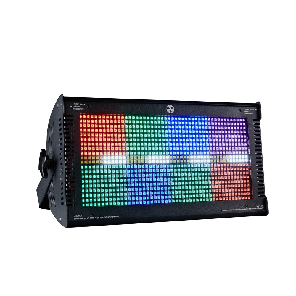 US1000W Atomic RGB+W LED Strobe Stage Light 16 zone Wash Multi Pattern strobe DJ