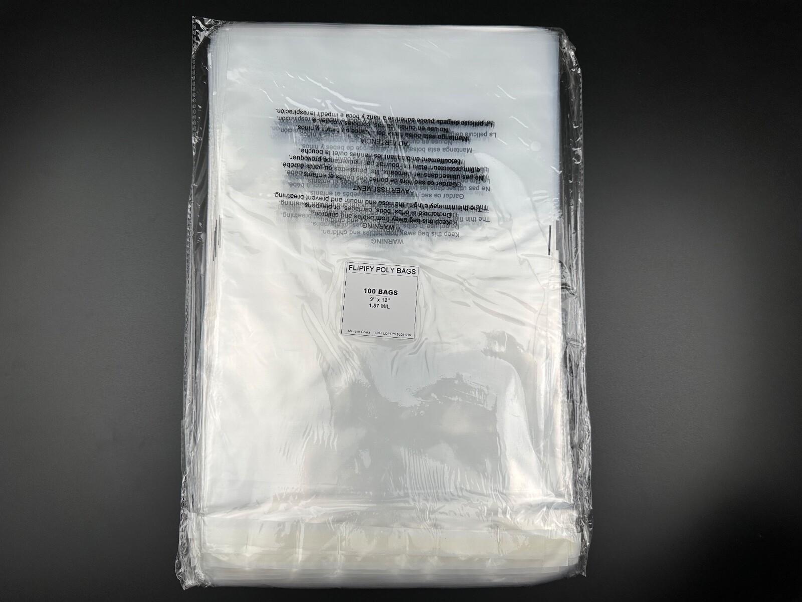 Resealable Suffocation Warning Poly Bags Mailers Plastic Amazon FBA
