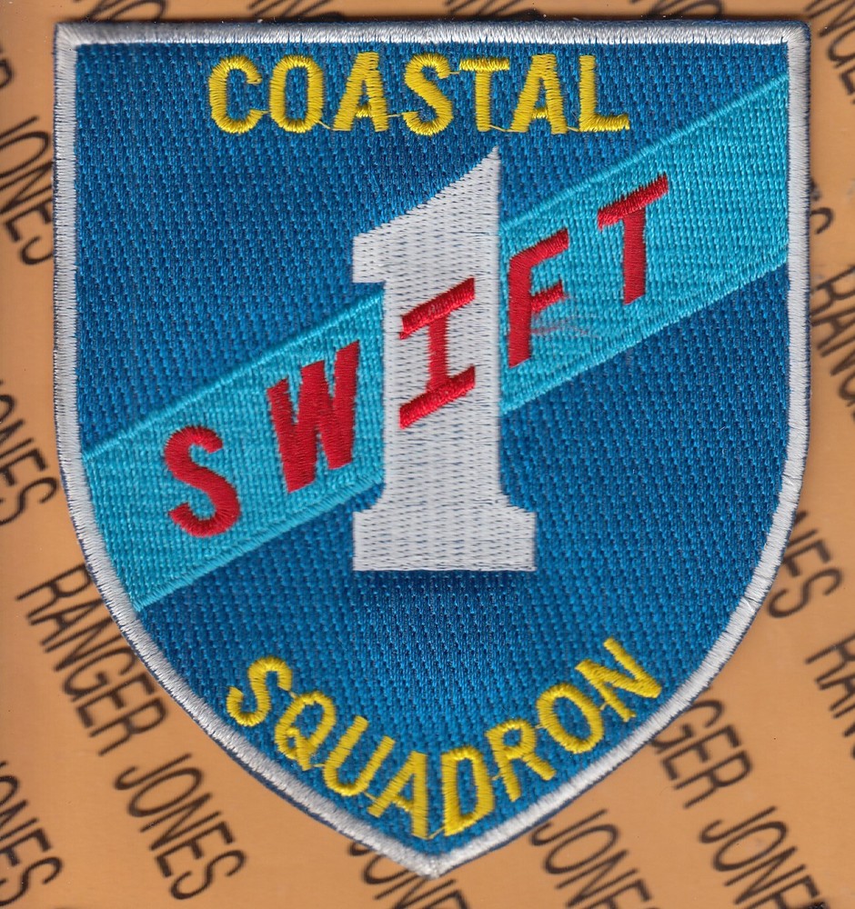 USN Navy Costal Swift Squadron 1 ~4.5" jacket patch c/e