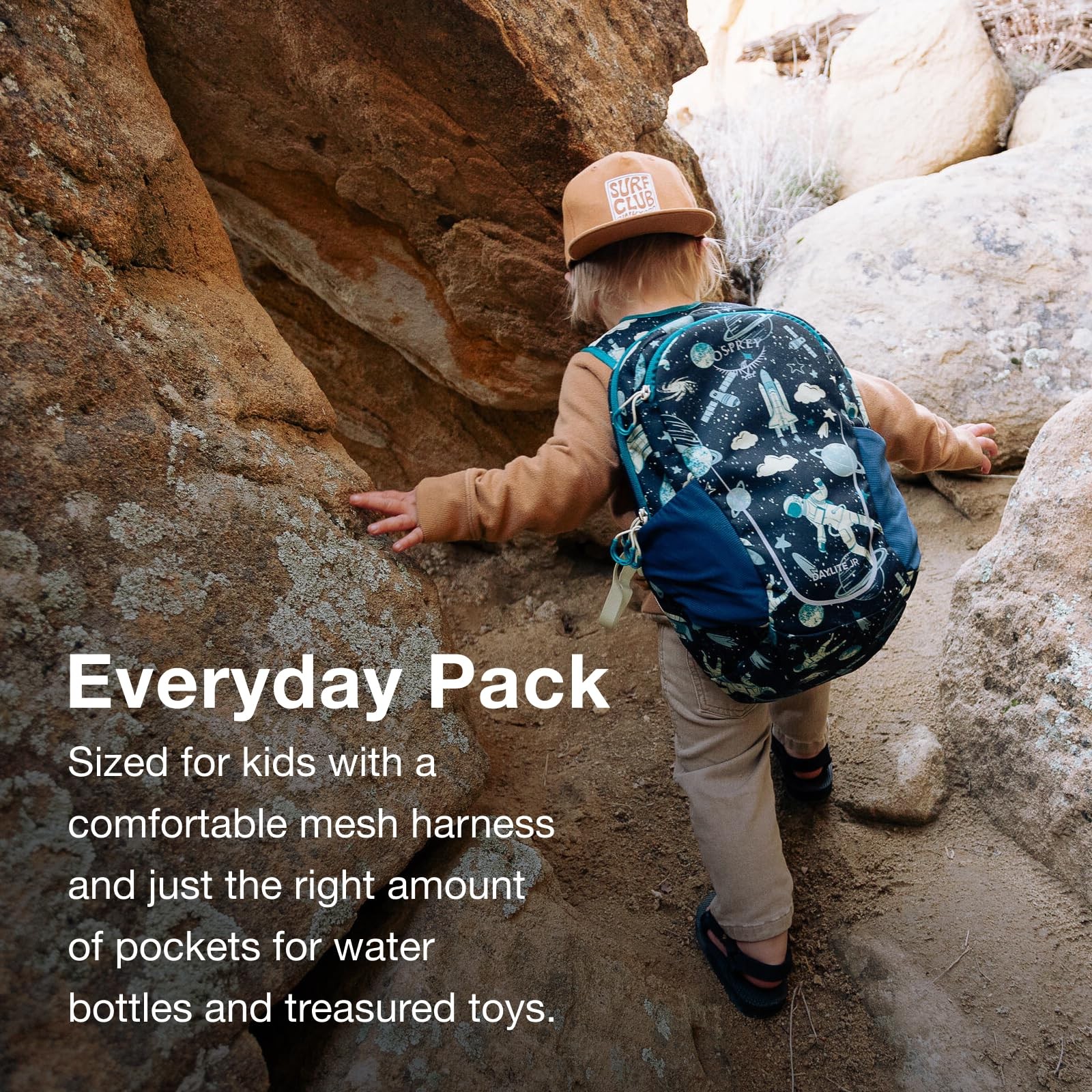 Osprey Daylite Jr. Kids' Commuter One Size, Daisy Print/Euphoria Purple