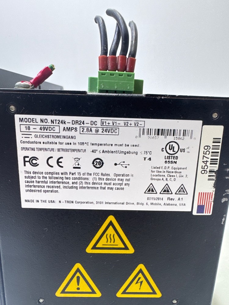N-TRON NT24K-DR24-DC NETWORK SWITCH-MANAGED INDUSTR