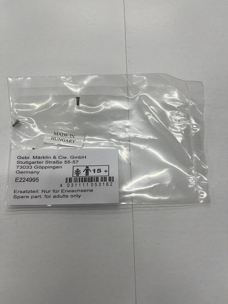 Marklin E224995 HO M1.6 x 2.5 Hex Head Bolt
