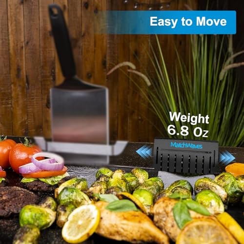 Grease Gate Blocker forstone Griddle, Mesh Screen for Blocking 1 Pack Black