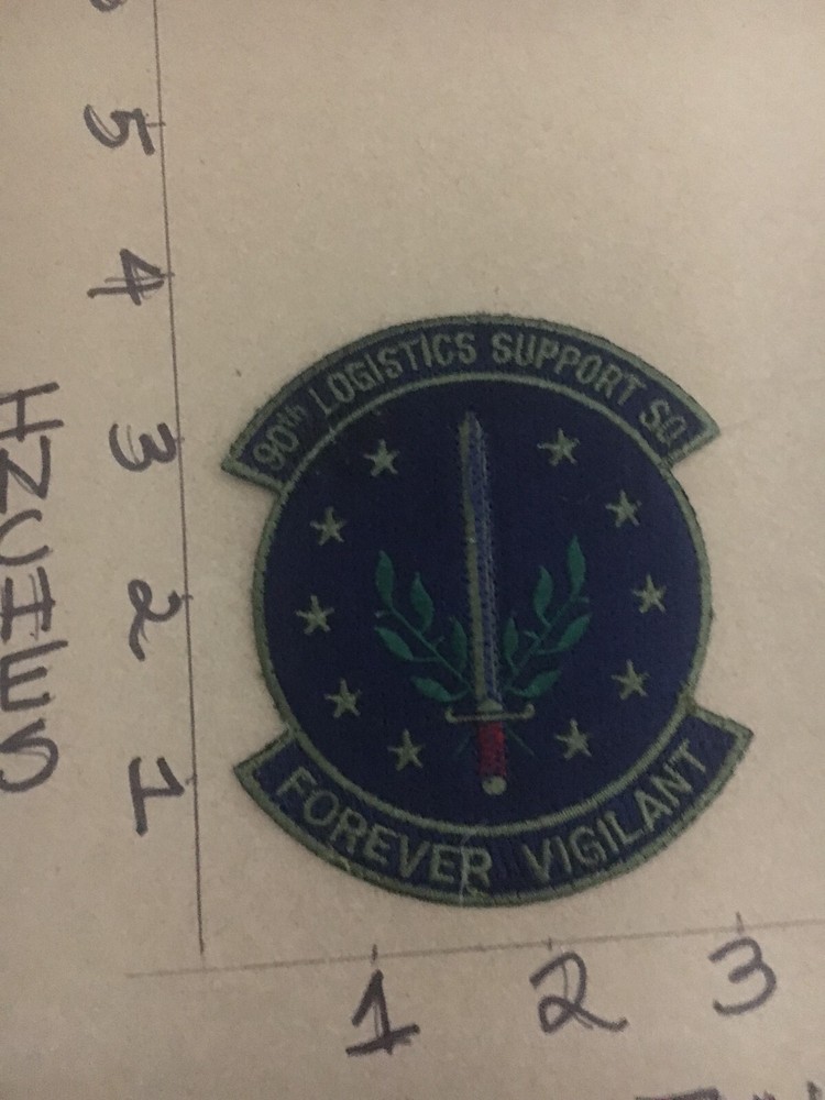 USAF 90th Logistics Support Squadron subdued patch 5/3/25