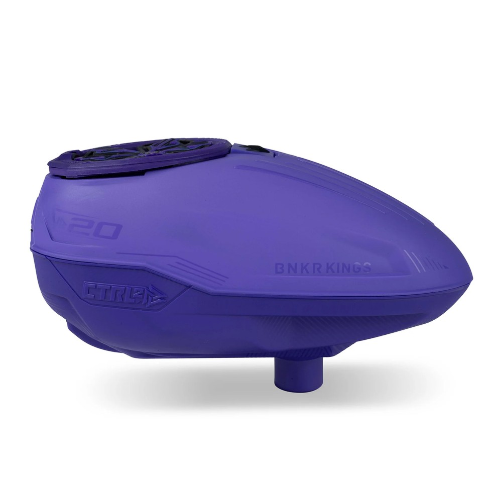 Bunkerkings CTRL2 Paintball Loader – Dark Purple | Pro Electronic Hopper