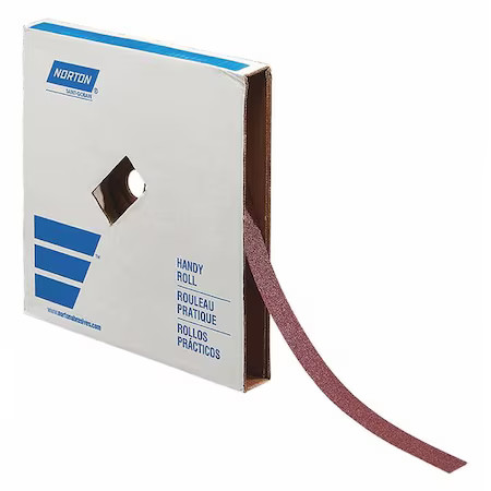 Norton Abrasives 66261136186 Abrasive Roll,150 Ft. L,Very Fine,Red