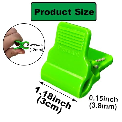 Greenhouse Clamps for 0.157 for 0.157-0.472inch Fiberglass hoop(30pcs)