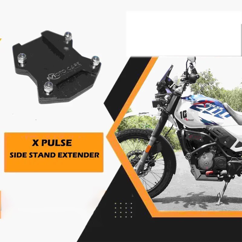 "SIDE STAND EXTENDER, BLACK" FIT FOR HERO XPULSE